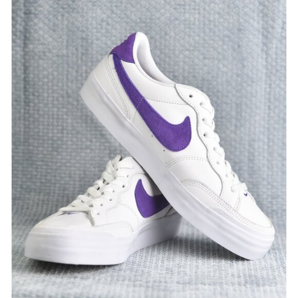 New! Size: 10.5 Women|Nike Zoom Pogo Plus ISO SB White/Court Purple|DZ4916-100 - Picture 15 of 15